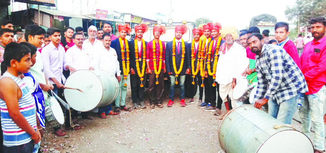 ಮಂಗಸೂಳಿ ಗ್ರಾಮದ 5 ಆಟಗಾರರ ಯಶಸ್ಸು